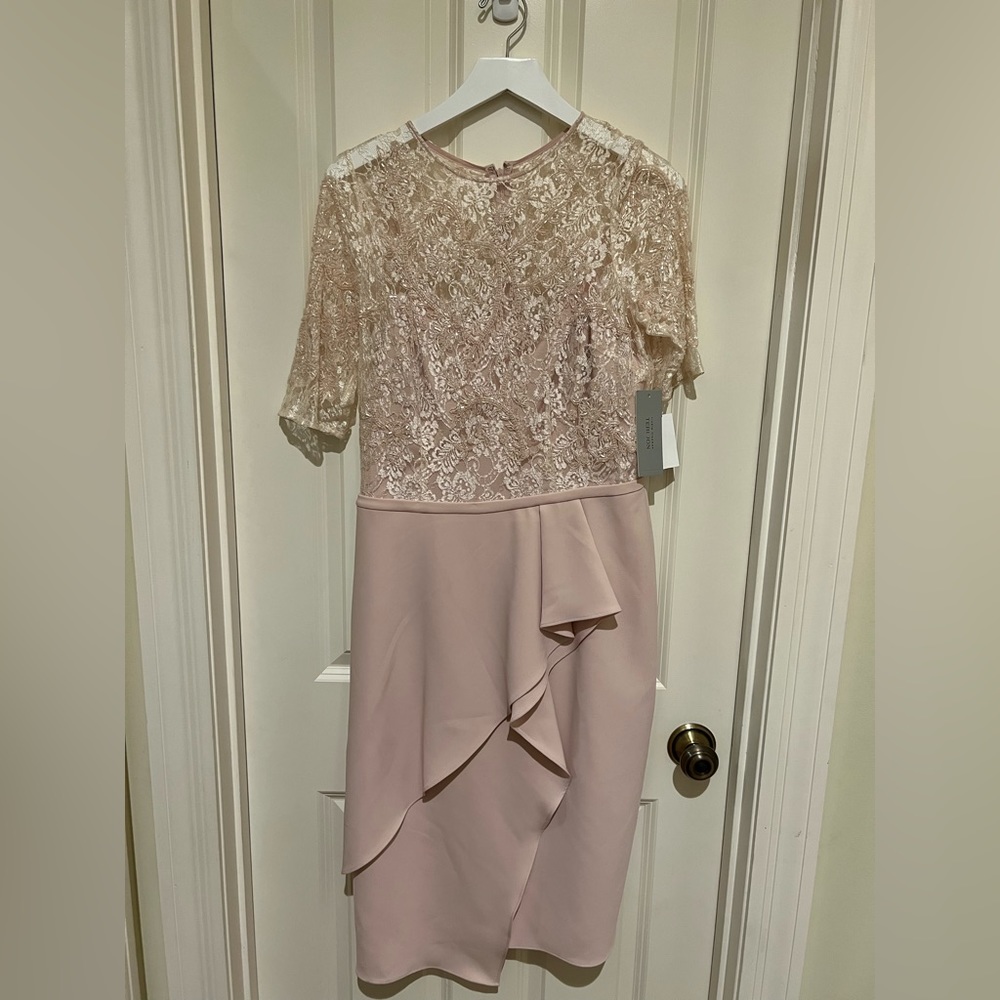 TERI JON Midi formal  Dress with beautiful bodice
